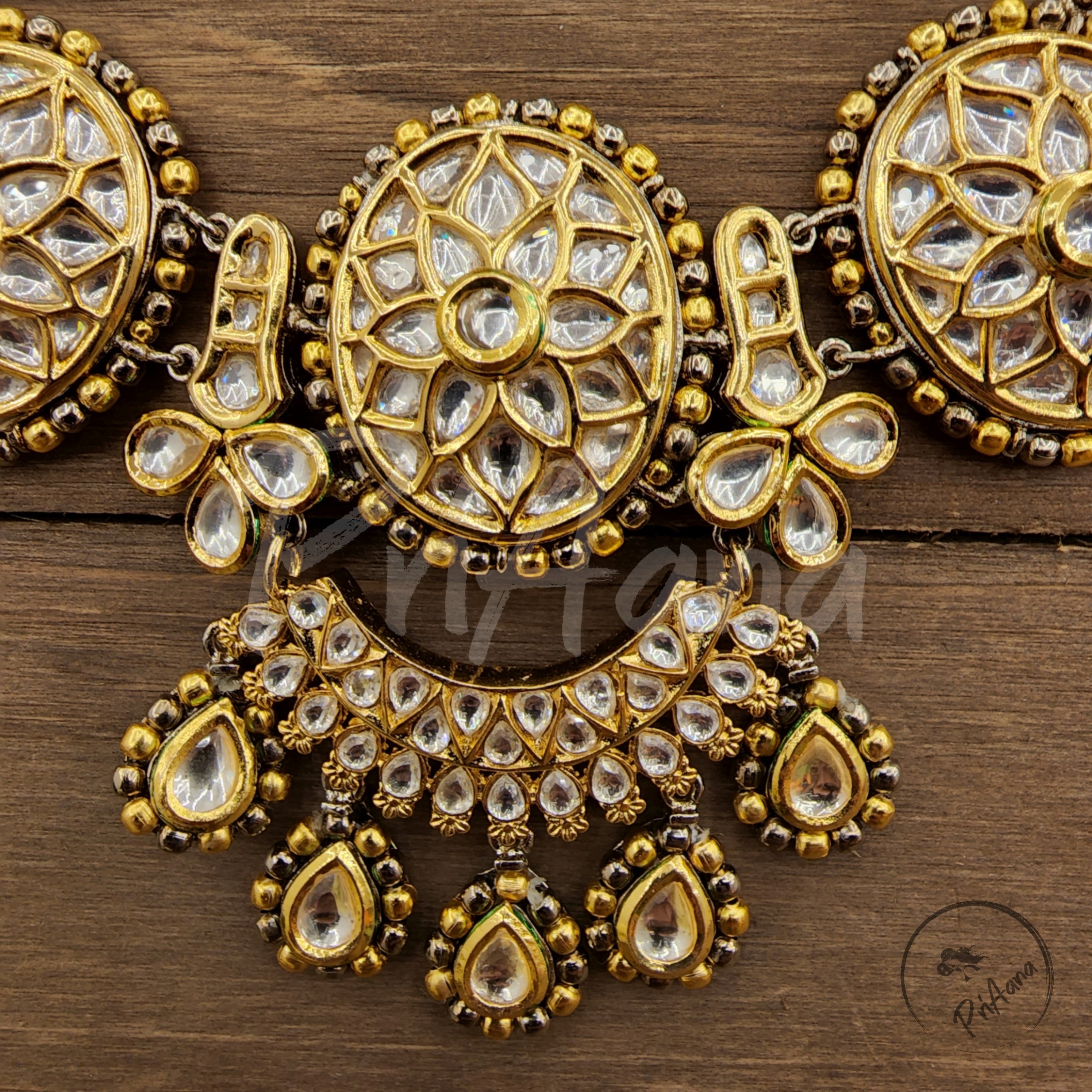 Anya Sabyasachi Inspired Kundan Necklace Set