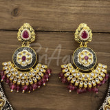 Bekuri Fusion Kundan Necklace Set