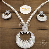 Darshika Mother of Pearl Necklace Set