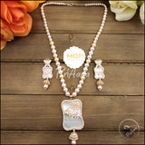 Ahana Mother of Pearl Necklace Set
