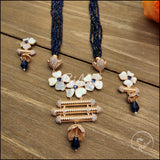 Divya Mother of Pearl Necklace Set