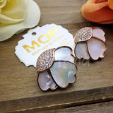 Amani Mother of Pearl Studs