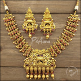 Bhagyasri Temple Jewelry Metal Necklace Set
