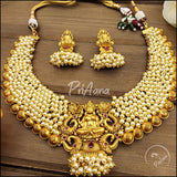Alari Temple Jewelry Pearl Necklace Set