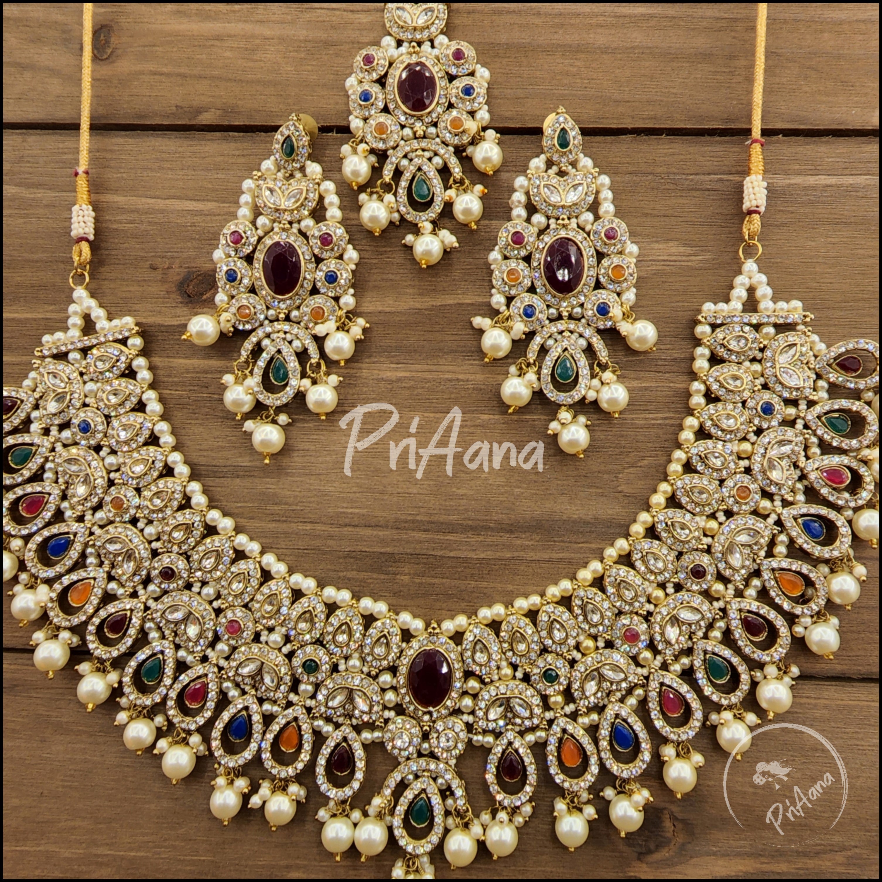 Dhimahi Polki Necklace Set