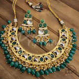 Chitra Tyaani Inspired Uncut Kundan Necklace Set